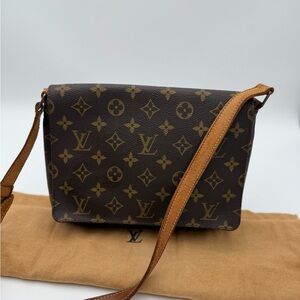 Louis Vuitton Brown Monogram Shoulder Bag